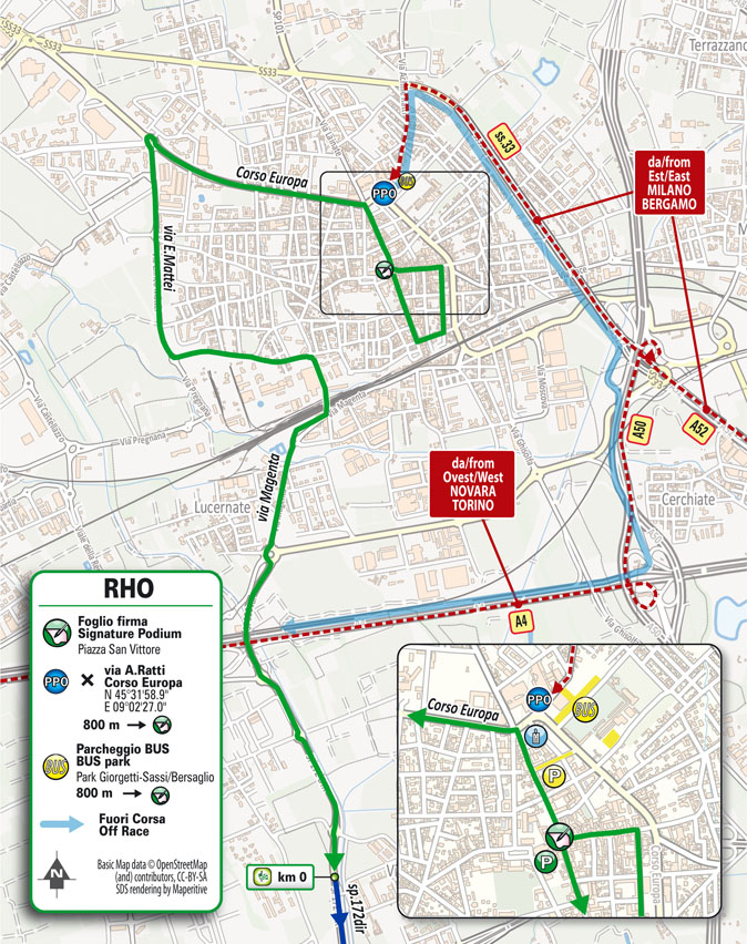 Partenza/Start Milano-Torino 2025